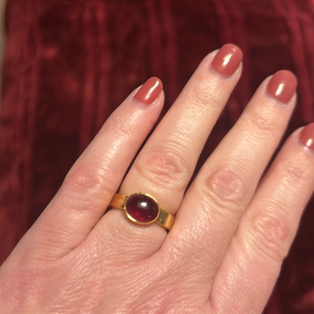 Sundance Dominique Garnet Ring